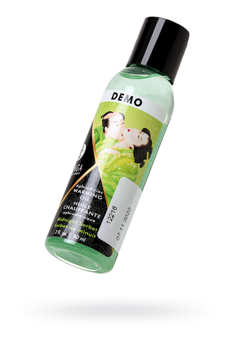 МАССАЖНОЕ МАСЛО SHUNGA ПОЛНОЧНЫЙ ЩЕРБЕТ, ВОЗБУЖДАЮЩЕЕ, НАТУРАЛЬНОЕ, 60 МЛ